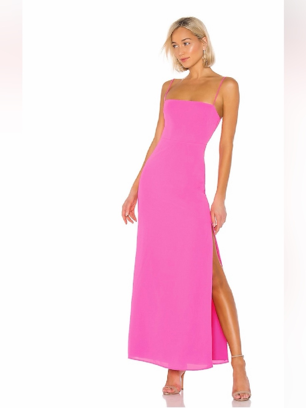 superdown Hot Pink Maxi Dress